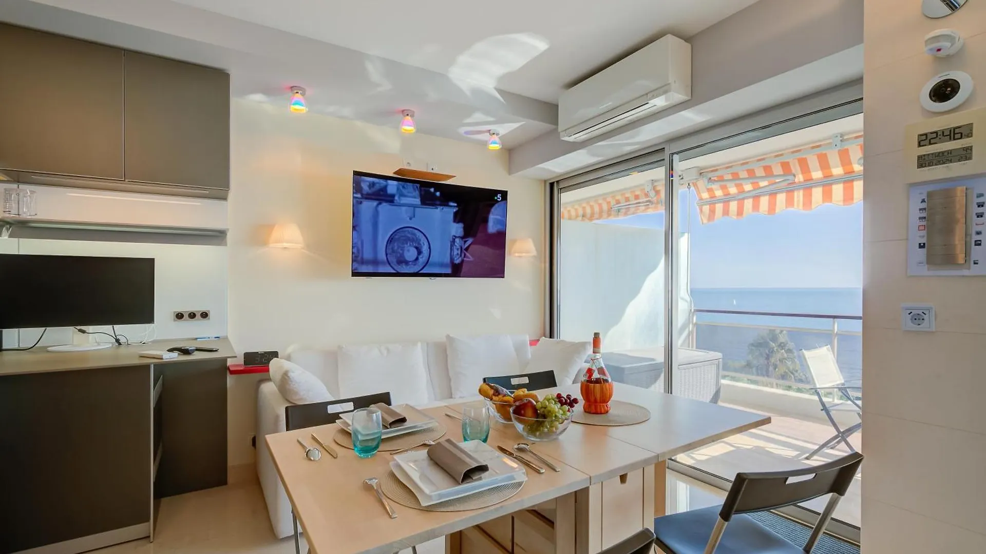 Studio La Mirandole Sea View - Happy Rentals Vallauris 0*,